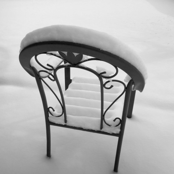 snowy-chair